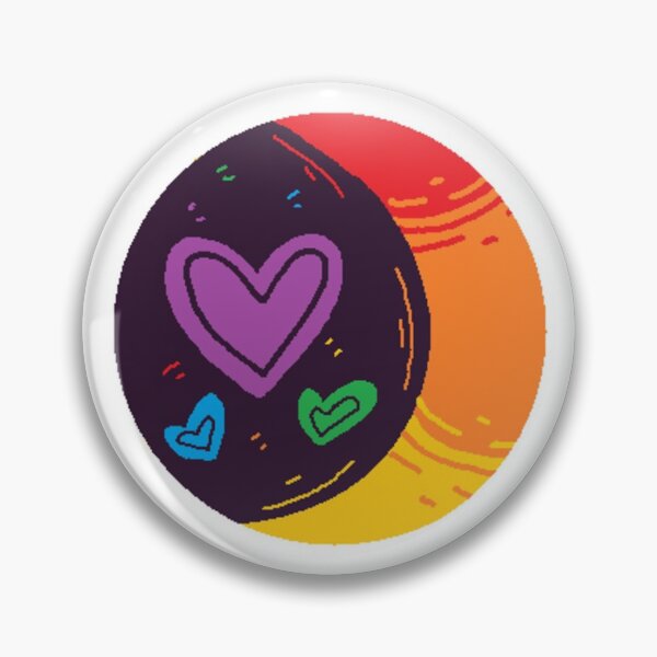 Item preview, LGBTQ Gay Rainbow Pride Moon & Hearts designed and sold by doeblush.