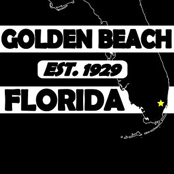 Artwork thumbnail, Golden Beach, FLORIDA EST. 1929 by Mbranco