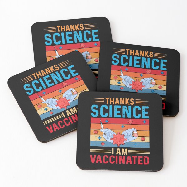 Item preview, Thanks Science, I'm Vaccinated-Covid 19 vaccination gifts designed and sold by BRtisticDesigns.