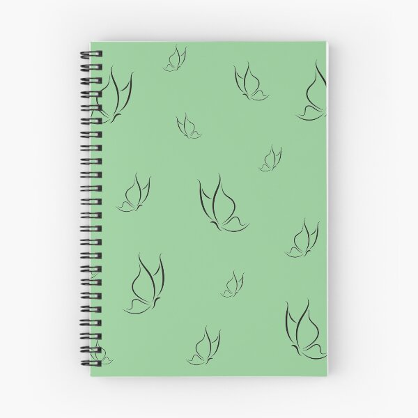 Item preview, Dainty Butterfly Doodles in Black and White designed and sold by EndlessDoodles.