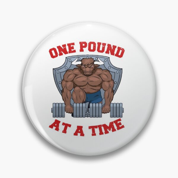 Item preview, One Pound At A Time-Motivational gift for Bodybuilders designed and sold by BRtisticDesigns.