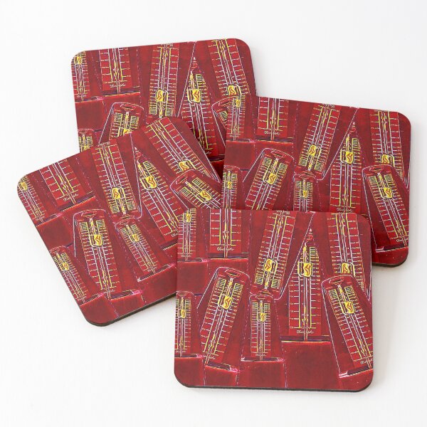 Item preview, Classic Red and Gold Metronome designed and sold by Sherockstees.