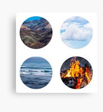 Elements Canvas Print