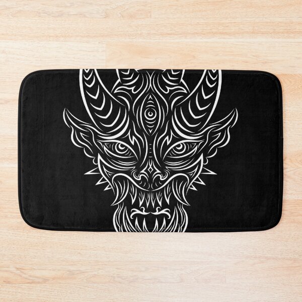 Item preview, Satan (White on Black) designed and sold by 11thIdeaDesigns.