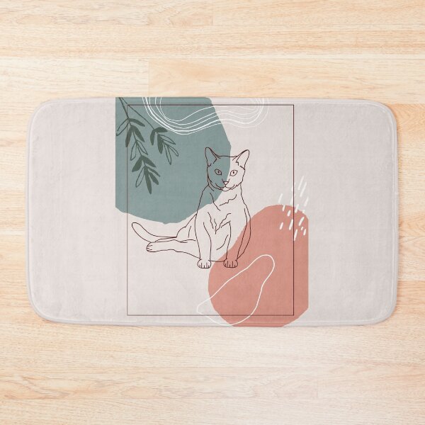 Item preview, Cat Artwork | Abstract Art designed and sold by JooArtPrints  ★★★★★.