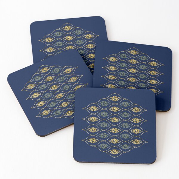 Item preview, Katy Perry Never Really Over Batik Honeycomb Pattern Blue Background 1 designed and sold by cryaboutitnow.