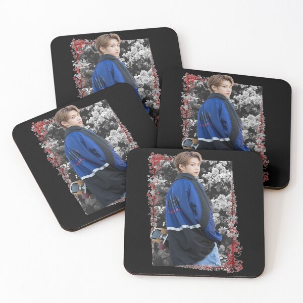 Item preview, Lee Felix Stray Kids Felix Korean Kpop Floral Design designed and sold by Piosenka Art.