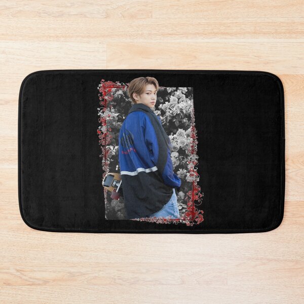 Item preview, Lee Felix Stray Kids Felix Korean Kpop Floral Design designed and sold by Piosenka Art.