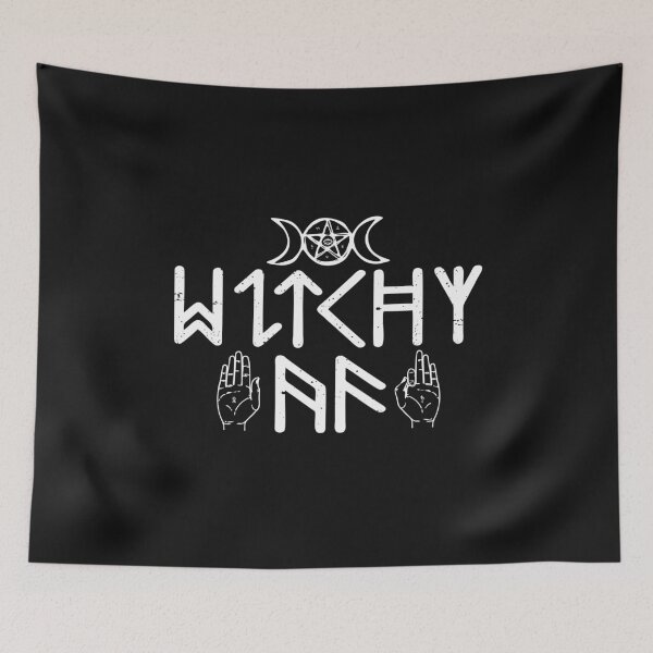 Item preview, Witchy AF Three Moons Gothic Wicca Witchcraft Halloween Witch Gift  designed and sold by alenaz.