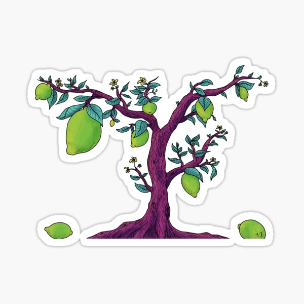 Crazy Little Lime Tree Sticker