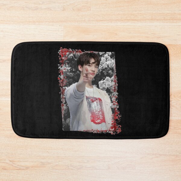 Item preview, Hwang Hyunjin Stray Kids Hyunjin Korean Kpop Floral Design designed and sold by Piosenka Art.