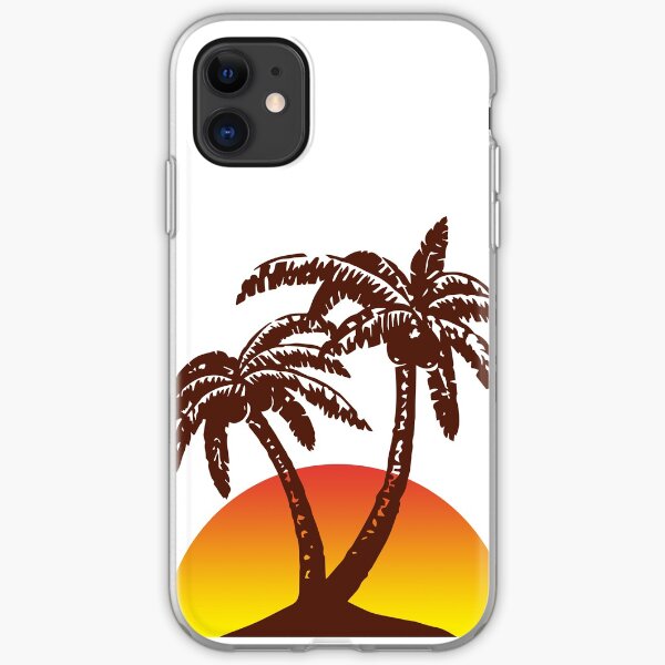 Palm and Sun iPhone Soft Case