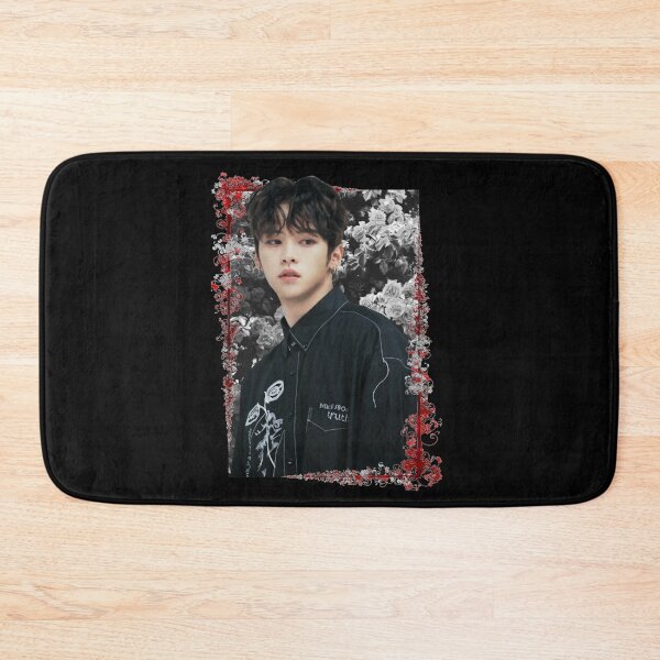 Item preview, Lee Minho Stray Kids Lee Know Korean Kpop Floral Design designed and sold by Piosenka Art.