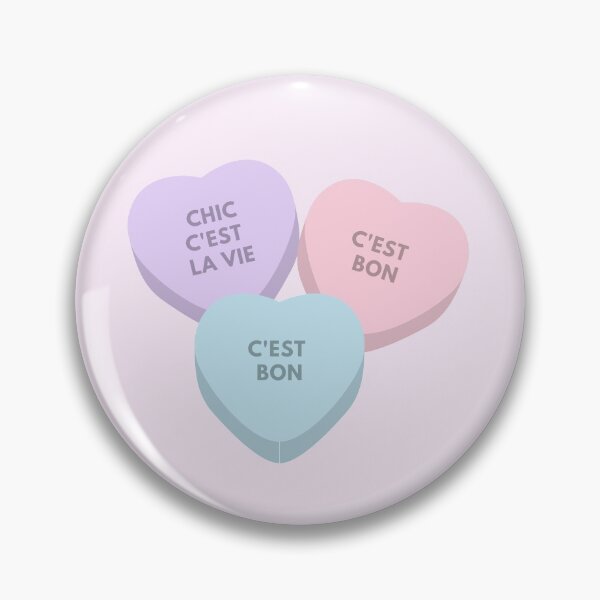 Item preview, Real Housewives - Luann - Chic cest la vie, cest bon - candy hearts designed and sold by LeoSpaceman.