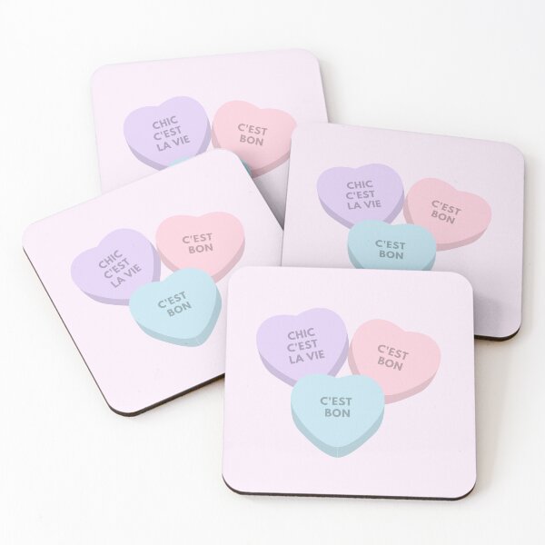 Item preview, Real Housewives - Luann - Chic cest la vie, cest bon - candy hearts designed and sold by LeoSpaceman.