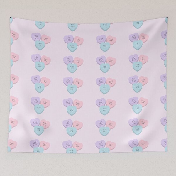 Item preview, Real Housewives - Luann - Chic cest la vie, cest bon - candy hearts designed and sold by LeoSpaceman.