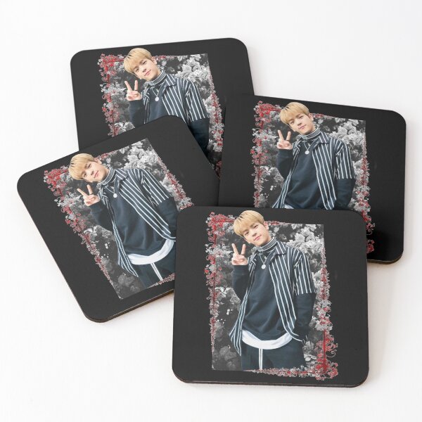 Item preview, Kim Woo Jin Stray Kids Woojin Korean Kpop Floral Design designed and sold by Piosenka Art.