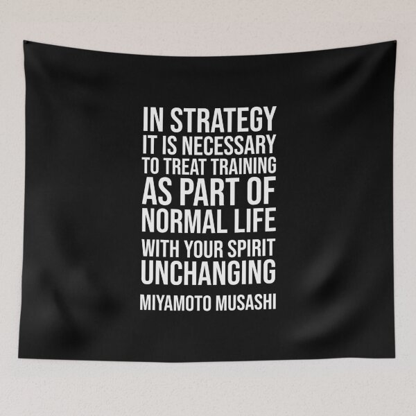 Item preview, As Normal Life - Musashi Quote designed and sold by Philippe Derungs.