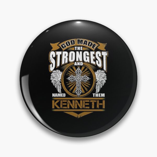 Item preview, Kenneth Name T Shirt - God Found Strongest And Named Them Kenneth Gift Item Tee designed and sold by arlinasdua.