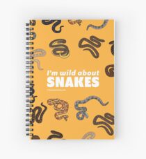 Cuaderno de espiral Estoy loco por las serpientes