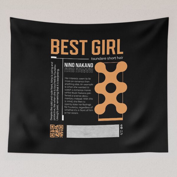 Item preview, Best Girl (Nino nakano - Streetwear) designed and sold by lonelyweebshop.