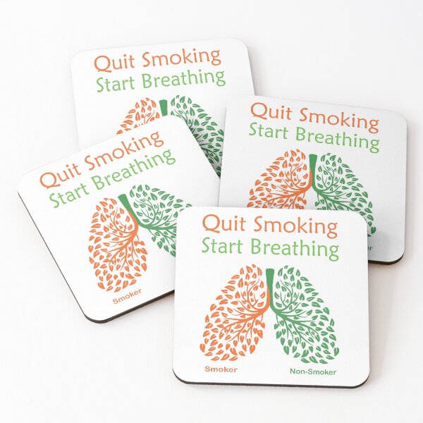 Item preview, Quit Smoking Start Breathing | No Smoking Awareness designed and sold by cartyourchoice.