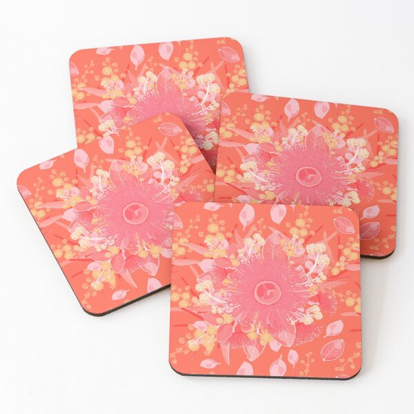 Item preview, Botanical Australian Flowers - Hot Summer Colours designed and sold by Sketchbook Designs.
