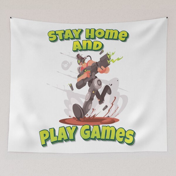Item preview, Stay Home And Play Games designed and sold by WordsGamersUse.