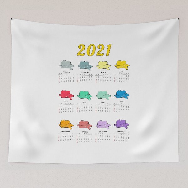 Item preview, BTS butter Calendar 2021 designed and sold by SerenaChoe.