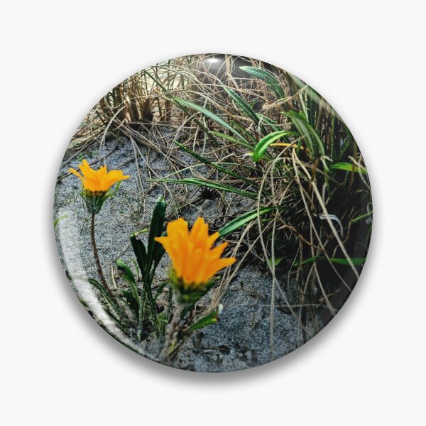 Item preview, ORANGE FLOWERS AT THE BEACH designed and sold by Steffi August.