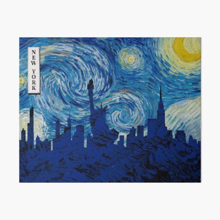 Artikel-Vorschau von New York Van Gogh Sternennacht, designt und verkauft von danielfgf.