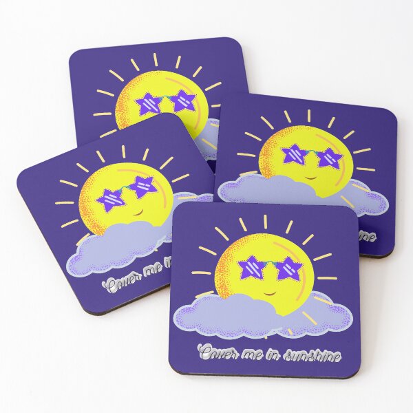 Item preview, Sun with star sunglasses and a quote designed and sold by Dhruthi Shetty.