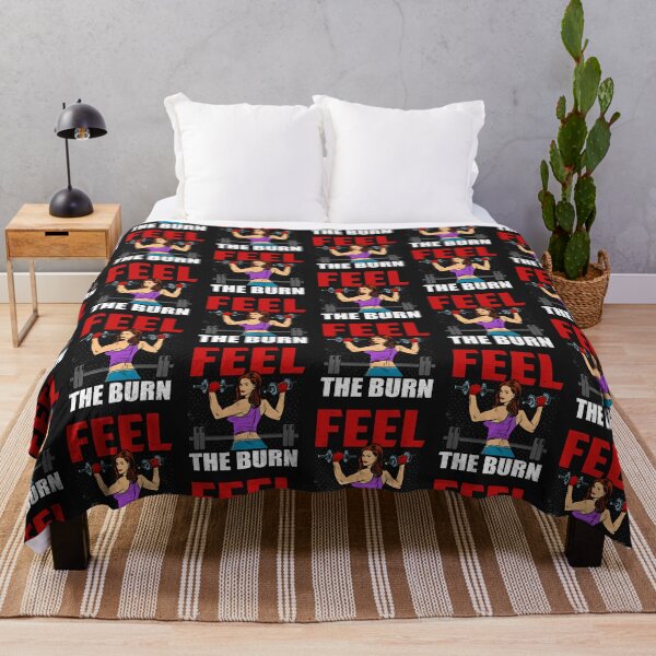 Item preview, Feel The Burn-motivational gift for Female Bodybuilders designed and sold by BRtisticDesigns.