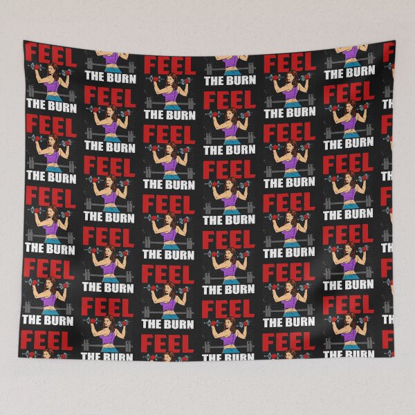 Item preview, Feel The Burn-motivational gift for Female Bodybuilders designed and sold by BRtisticDesigns.
