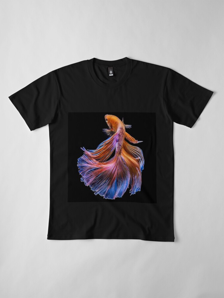 Alternate view of ORANGE BETA FISH Premium T-Shirt