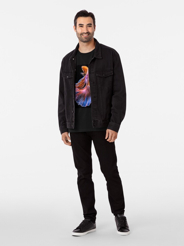Alternate view of ORANGE BETA FISH Premium T-Shirt