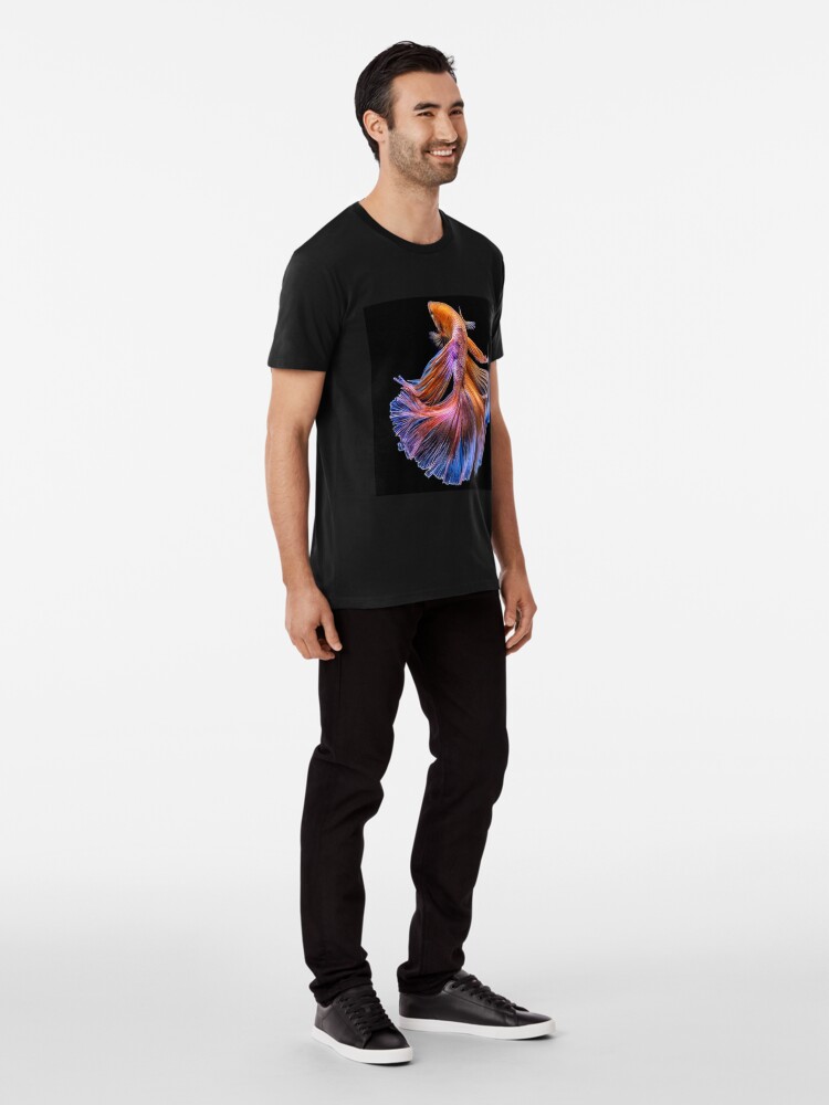 Alternate view of ORANGE BETA FISH Premium T-Shirt