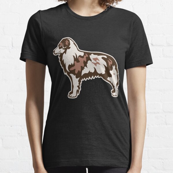 Miniature Australian Shepherd Shirt Aussie Mum Mini Red Tri Aussie Mom Shirt Cute Mini Aussie Shepherd T-shirt Mother's Day Gift For Her