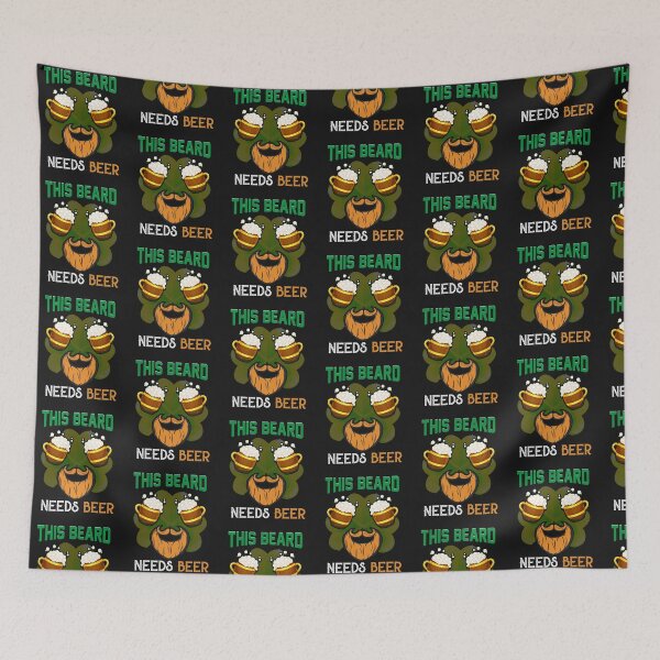 Item preview, Beard Needs A Beer-St. Patrick's Day gift for men designed and sold by BRtisticDesigns.