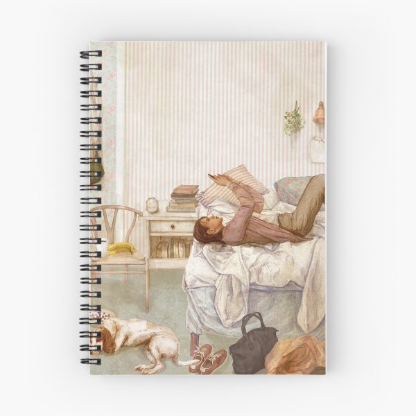 Item preview, acostado en la cama designed and sold by An JE.