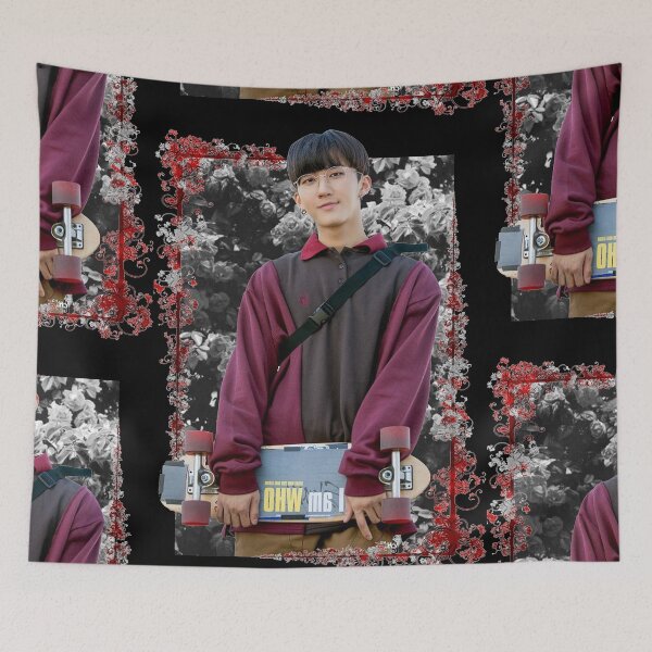 Item preview, Seo Changbin Stray Kids Changbin Korean Kpop Floral Design designed and sold by Piosenka Art.