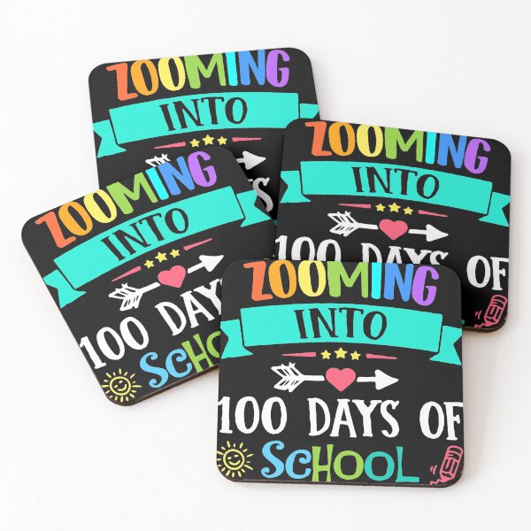Item preview, zooming into 100 day school designed and sold by ZenetaZee.