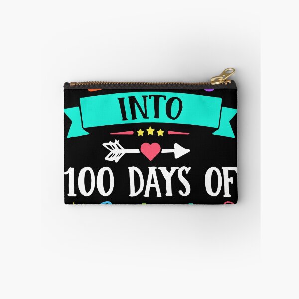 Item preview, zooming into 100 day school designed and sold by ZenetaZee.