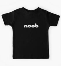 NOOB - Gamer Black T-Shirt Kids Tee