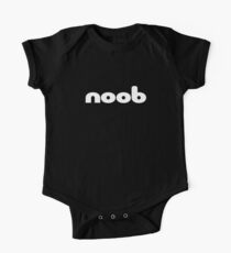 NOOB - Gamer Black T-Shirt One Piece - Short Sleeve