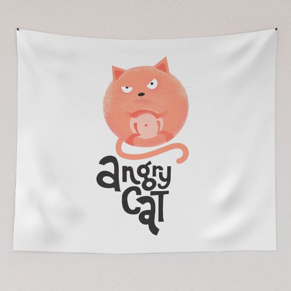 Item preview, Angry Cat  designed and sold by elcapitano12.