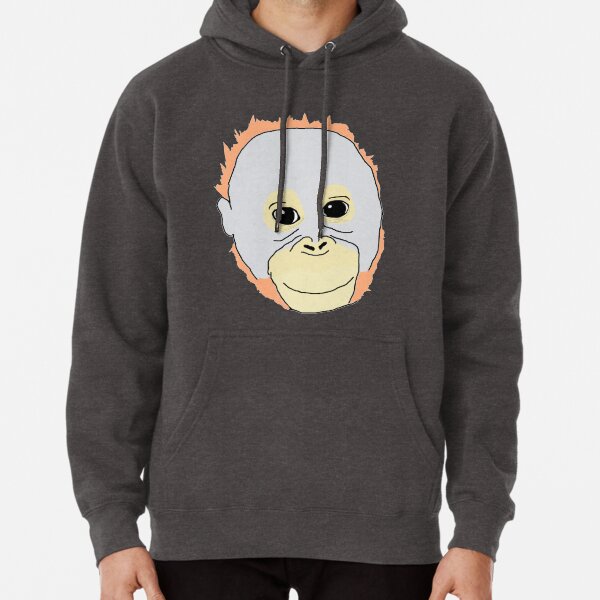 Baby Orangutan Pullover Hoodie