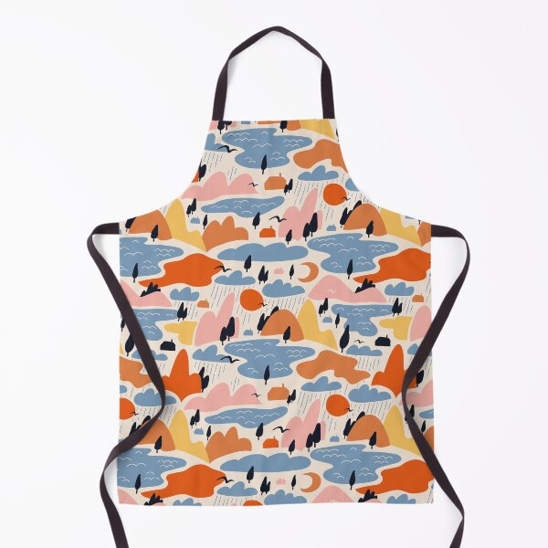 Item preview, Abstract landscape pattern designed and sold by Alenka Karabanova.