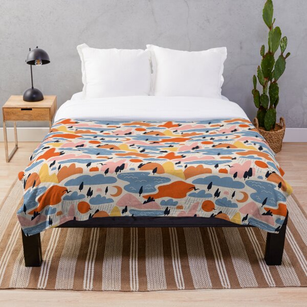 Item preview, Abstract landscape pattern designed and sold by Alenka Karabanova.