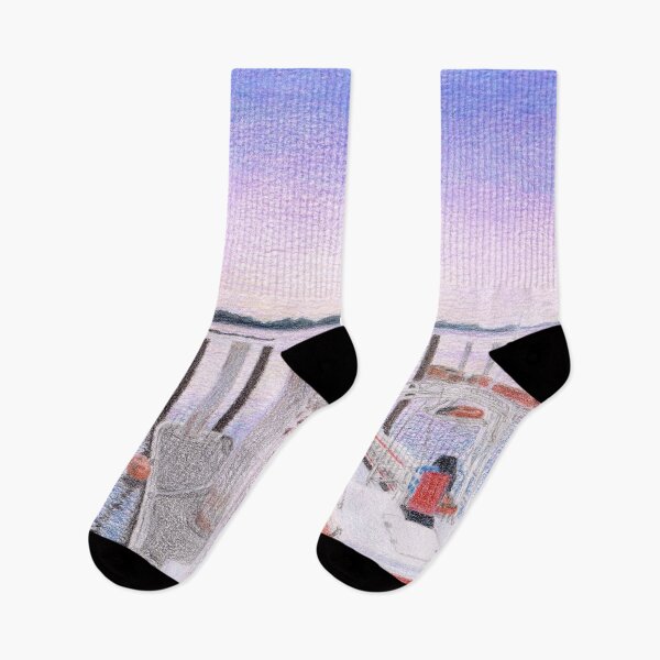 Item preview, Harbor sunset designed and sold by YuNikDraw.